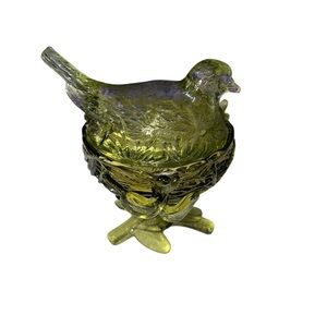 Vintage Westmoreland Glass Robin's Nest Candy Dish